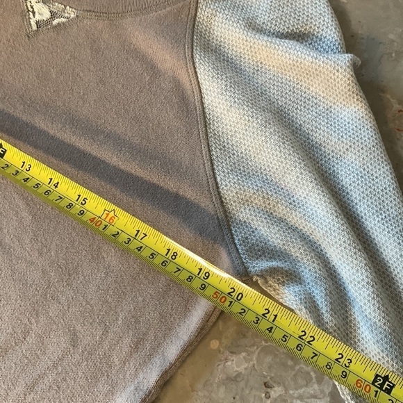 Soft Surroundings Alchemy Top size‎ L plaid cream tan long sleeves - Picture 8 of 11